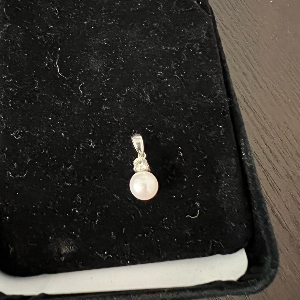 Elegant Pearl Pendant Necklace 10$